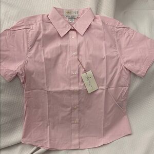 Wrinkle resistant  Il Migliore Button-Down Shirt 99% cotton 1% elastane Pink M